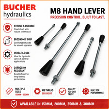M8 Hand Lever for Bucher HDM140 and HDM11 Hydraulic Monoblock Control Valve