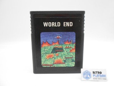 Atari 2600 World End Spiel Game Vintage Retro /R29F2
