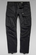 G-Star Raw Men  s Rovic Zip Regular Tapered Cargo Pants Dark Black 140 30x32 New