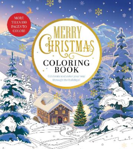 Merry Christmas Coloring Book (Tascabile) Chartwell Coloring Books