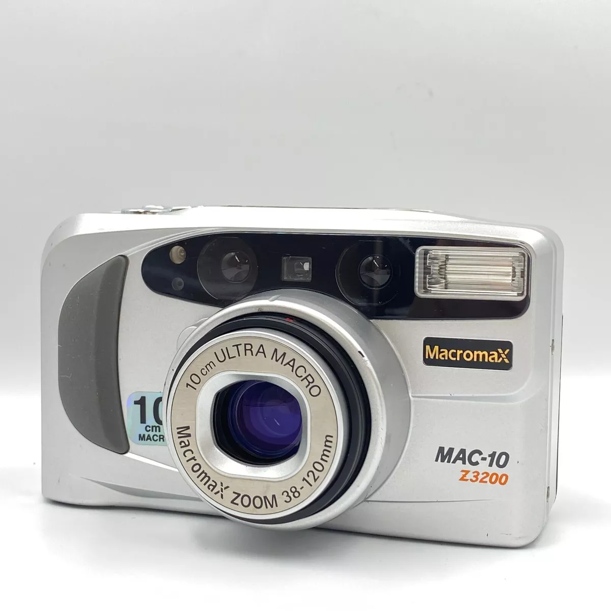 *EXC+* Goko MAC-10 Z3200 Silver Macromax 38-120mm Point & Shoot Film Camera