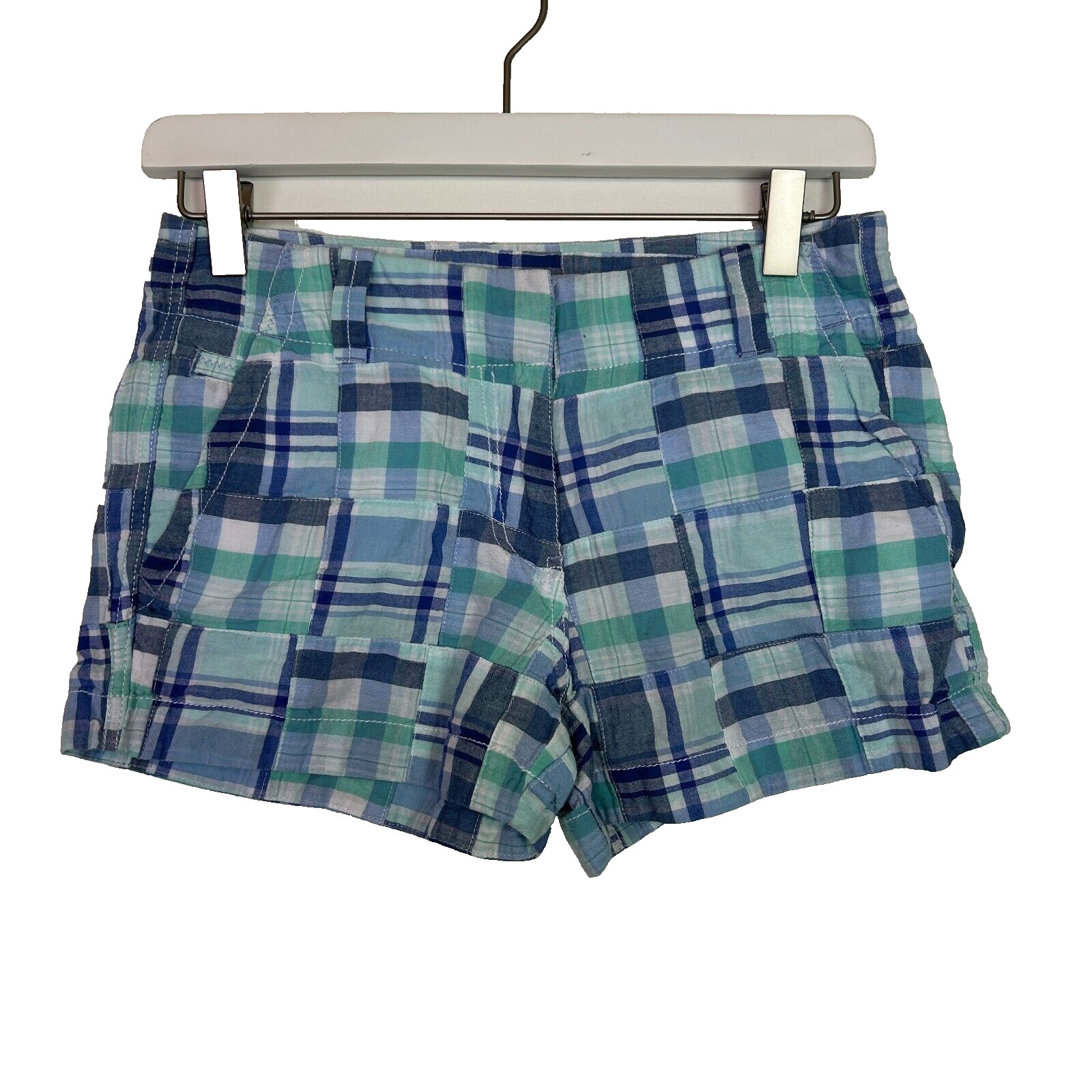 vineyard vines patchwork preppy casual shorts blu… - image 1