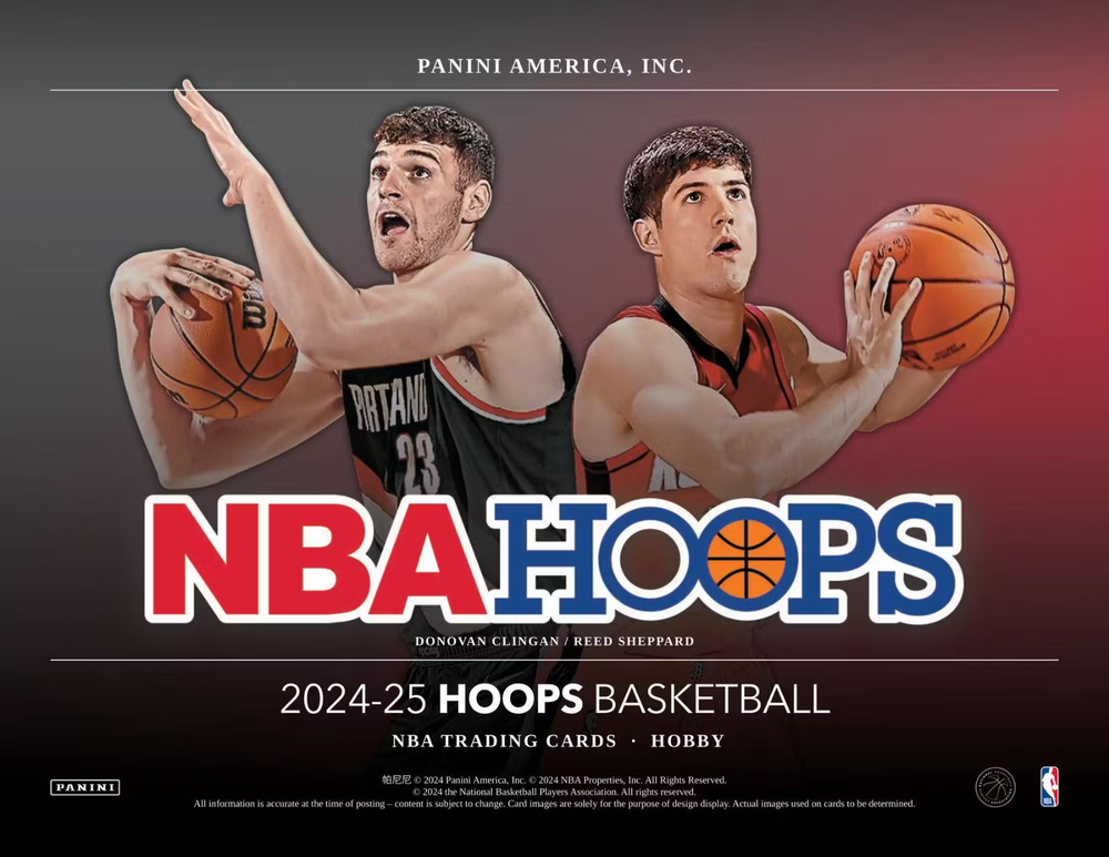2024-25 NBA Hoops Basketball Base Set Cards #1-150 - Choose Your Card