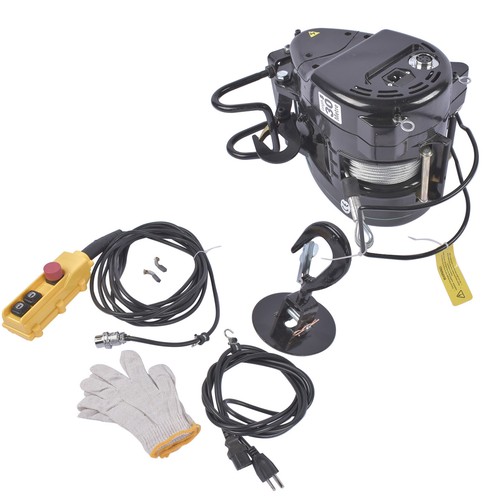 Electric Chain Hoist Winch Wired Control 500~1100lb Capacity 110V Electric Winch - Picture 96 of 104