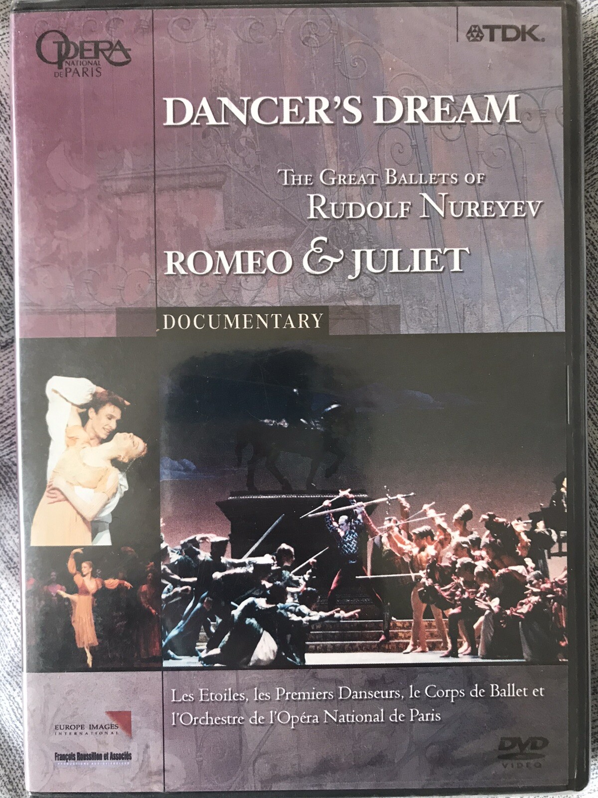 NEW & SEALED Dancer's Dream RUDOLF NUREYEV ROMEO & JULIET DVD (2) GREAT BALLETS