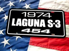 1974 Chevrolet Laguna S-3 454 License Plate Car Tag 74 Chevy S3 Chevelle