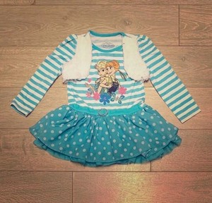 frozen long sleeve dress