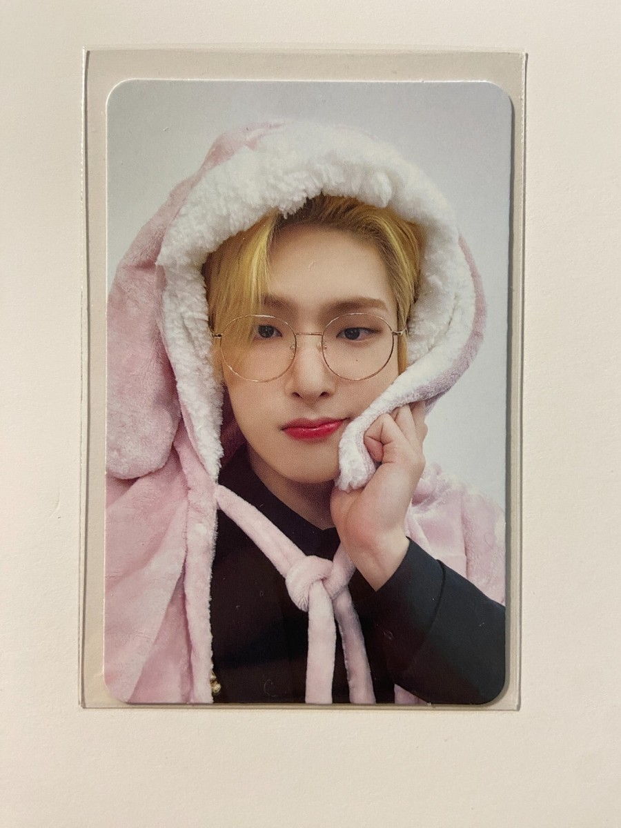 ATEEZ Mingi Makestar Lucky Draw Halazia Official Photocard Bunny