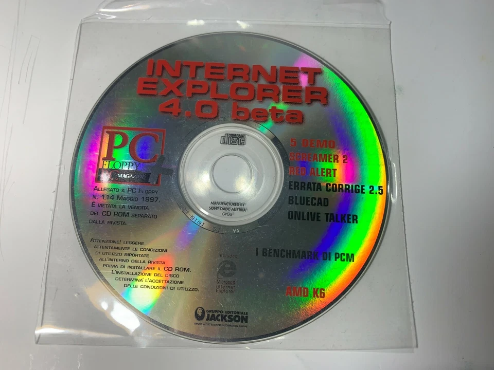 CD PC FLOPPY + PC MAGAZINE N.114 MAGGIO 1997 / INTERNET EXPLORERE 4.0 BETA - Immagine 2 di 2