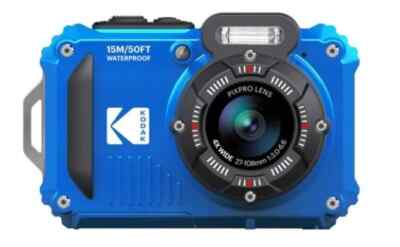 Kodak PIXPRO WPZ2 16MP 4x Zoom robuste Kompaktkamera - Blau