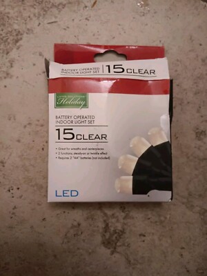 Living Solutions Indoor 15 Clear LED Lights