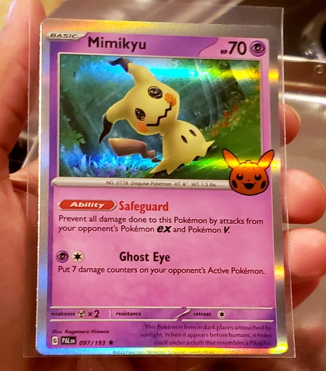 Mimikyu 097/193 Pokmon TCG - Halloween 2023 Trick or Trade Holo Rare