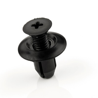 Radkastenverkleidung Ducato 10x Radhaus-/Kotflügel-Befestigungsclips Für Mitsubishi - Schwarze Kunststoff-Clips, Ersatzteile Radhaus Clips Radkasten