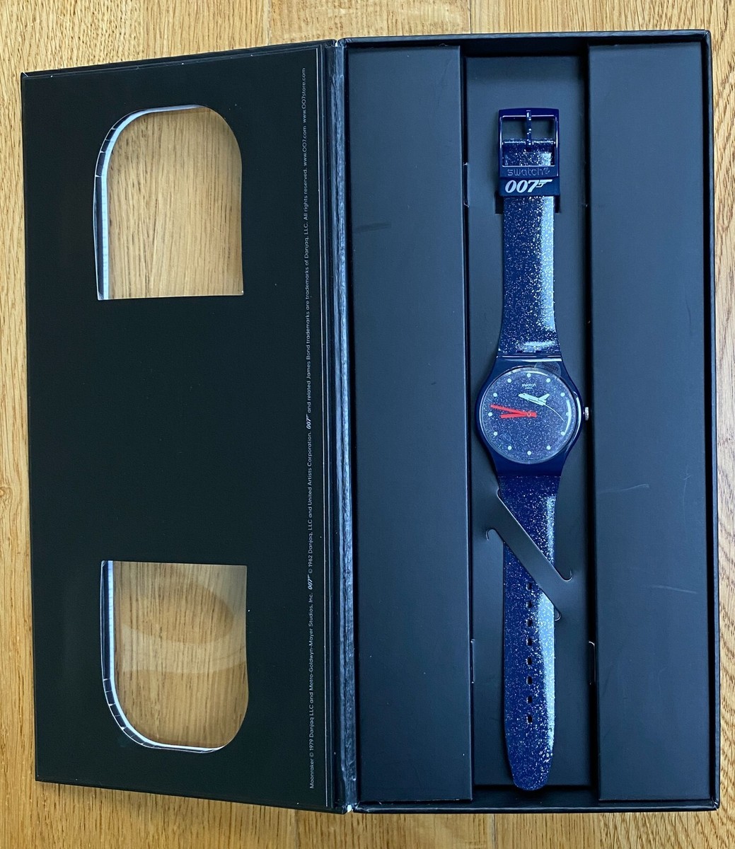 Swatch 007 James Bond Moonraker 1979 Collectable Watch for