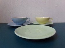 Serviceteile Melitta pastell Minden Untertassen Tassen 50er Jahre