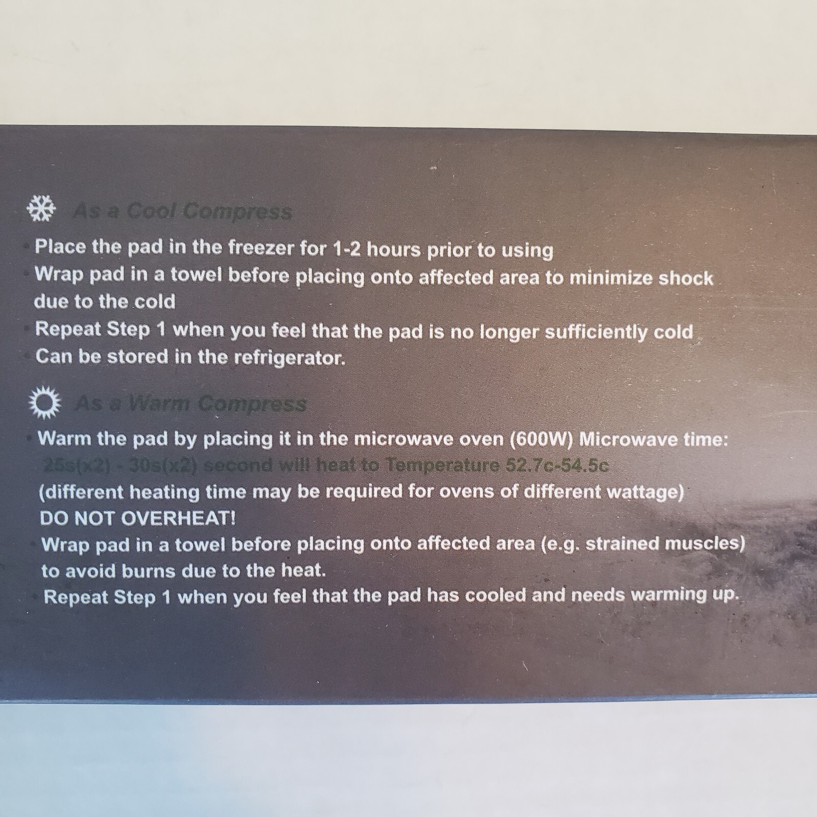 The Wonder Pax Knee Reusable Warm or Cold Gel Pack Blue