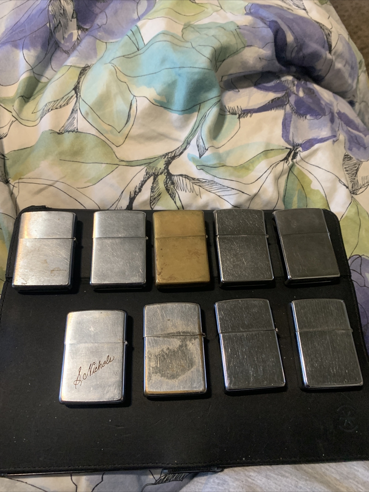 9 Vintage Zippo Lighters eBay