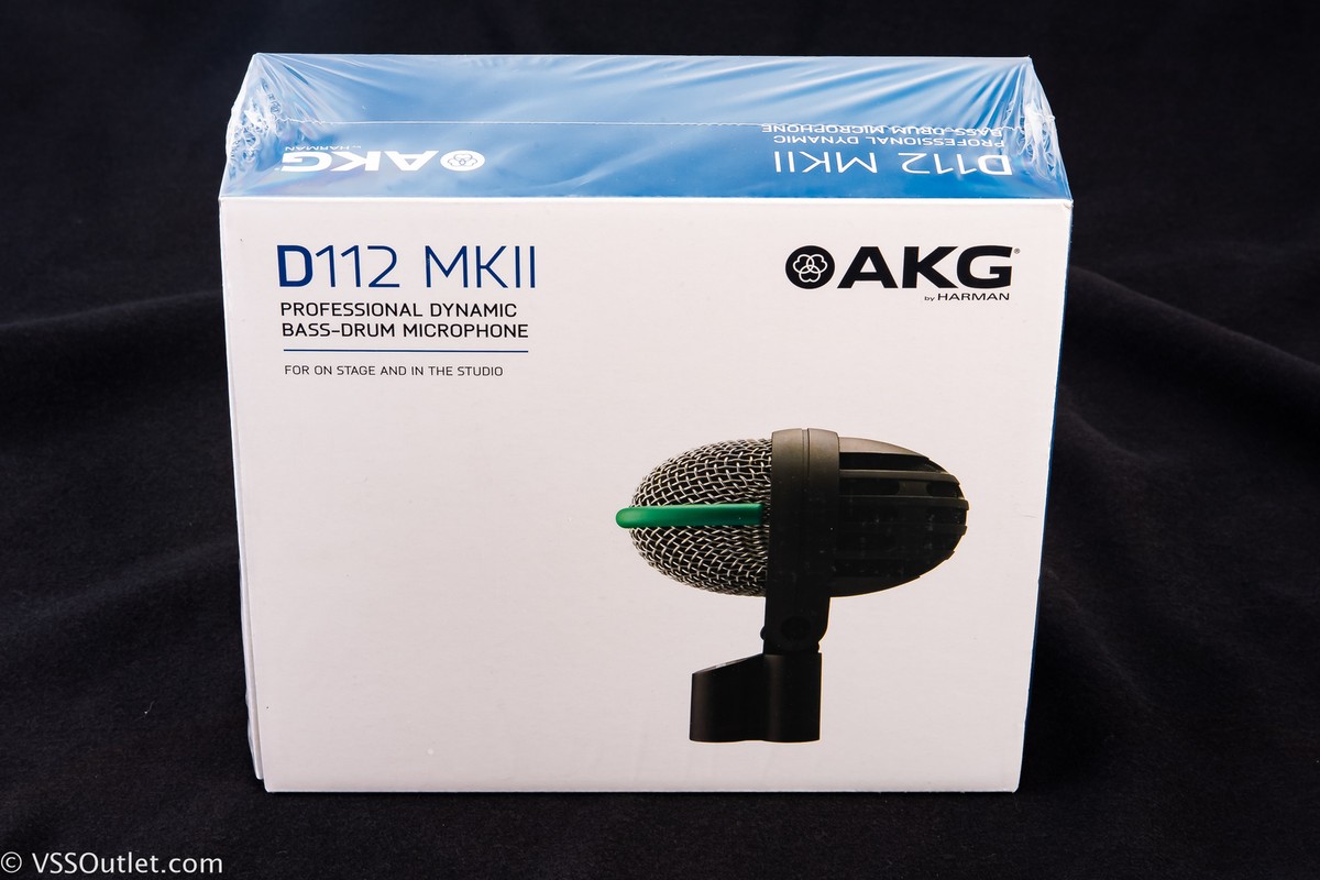 Harman AKG D112 MKII Professional Dynamic Bass-Drum Microphone NEW 