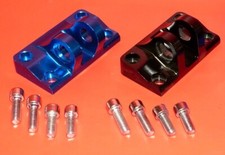 Bloc fixation amortisseur Dirt Pit bike RSR noir taillé (à droite sur la photo)