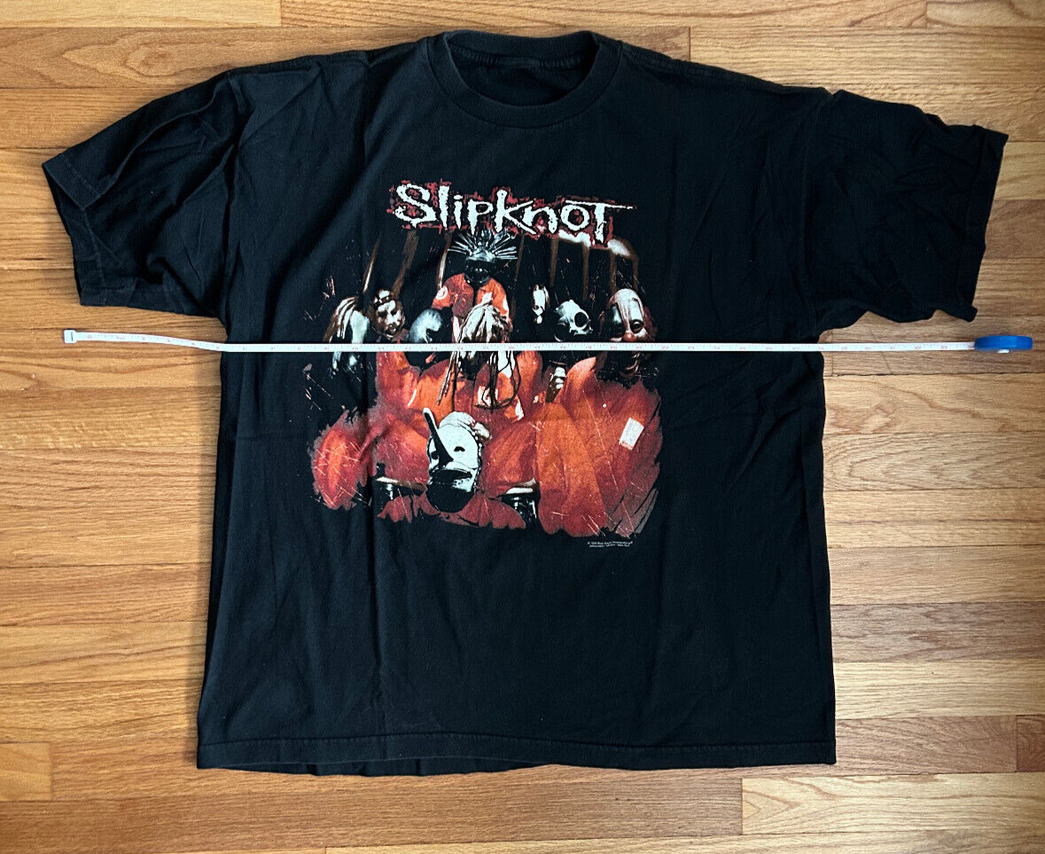 Original VTG Slipknot T Shirt Metal 1999 Blue Grape NuMetal