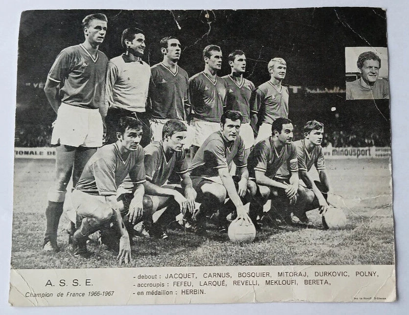 Photo De Presse Vintage Football - AS Cannes La Ciotat - Période 1968-1975 - Joueur Traverso