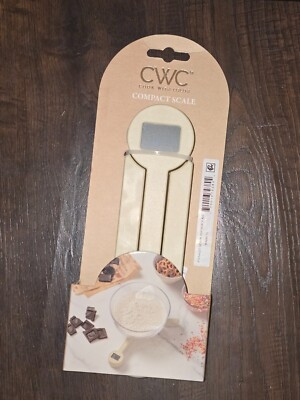 CWC Cook with Color COMPACT SCALE Digital LCD Display Max. 11-lbs. New Folding