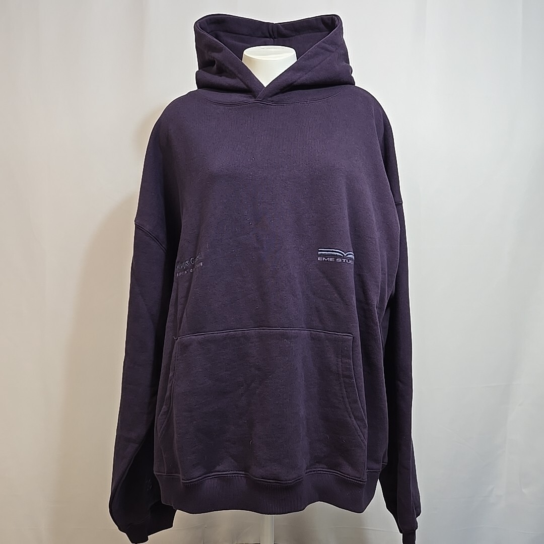 トップス EME STUDIOS Hoodie XS size EME Studios Hoodie Womens Size Large Oversized Purple Always