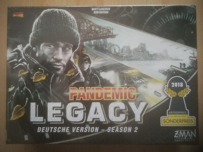 Brettspiel Pandemic Legacy Season 2 schwarz (Pandemie Z-Man in Folie Neu OVP)