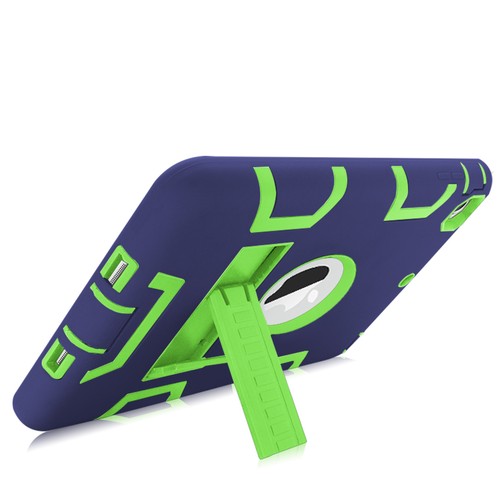 Stoßfeste Hartkunststoff Gummi Abdeckung Etui Ständer für Apple iPad Mini 1/2/3 - Bild 49 von 51