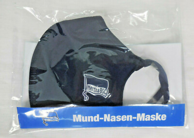 Produktbild von Hertha BSC Mund-Nasen-Maske Aus Neopren – Blau/weiß, One Size – Alltagsmaske, Kein Medizinprodukt