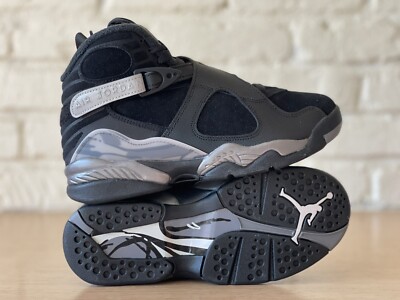 Nike Air Jordan 8 Retro Winterized Black FN5190-001 GS Size 6Y / Women 7.5 New