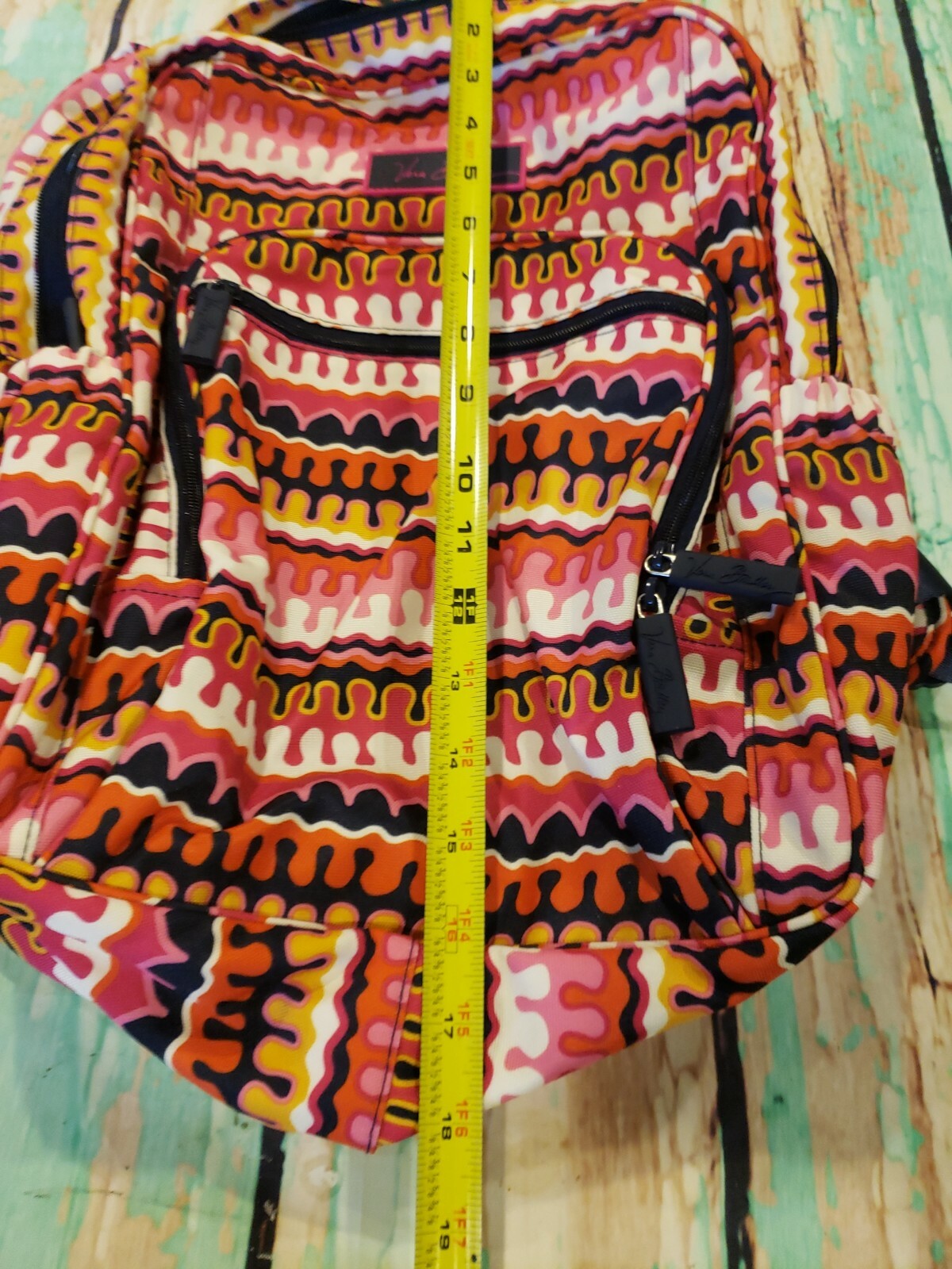 EUC Vera Bradley Backpack Multi colored Super Cute - image 7