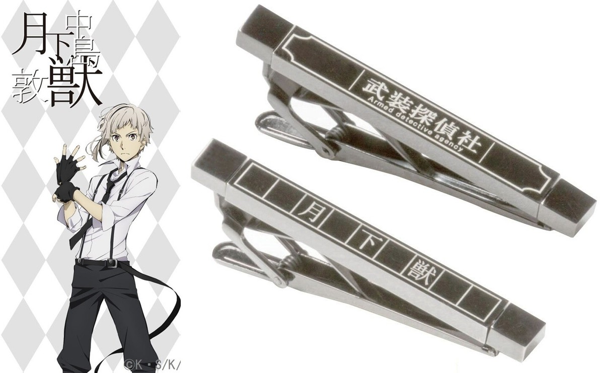 Bungo Stray Dogs Atsushi Nakajima Tie Bar Clasp 2way Rotate
