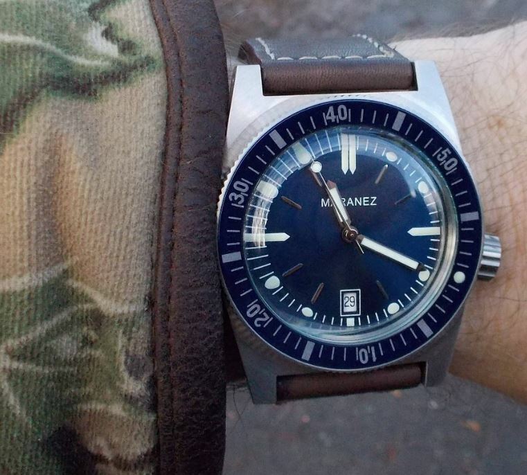 Maranez Kata Diver watch blue UK - Main Image
