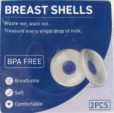 Babebay Breast Shells 2 Pieces Nursing Cups Milk Saver Reusable NEW SEALED