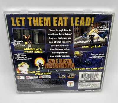 Duke Nukem Time To Kill Sony PlayStation 1 PS1 PSOne Greatest Hits