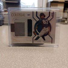 2021 National Treasures Colossal Materials Patch 2/25 Deivi Garcia Rookie RC