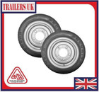 2 x 195/5013C 104N Trailer Tyres & Wheels 5 Stud 6.5" PCD - Indespension&Bateson