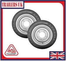 2 x 195/5013C 104N Trailer Tyres & Wheels 5 Stud 6.5" PCD - Indespension&Bateson