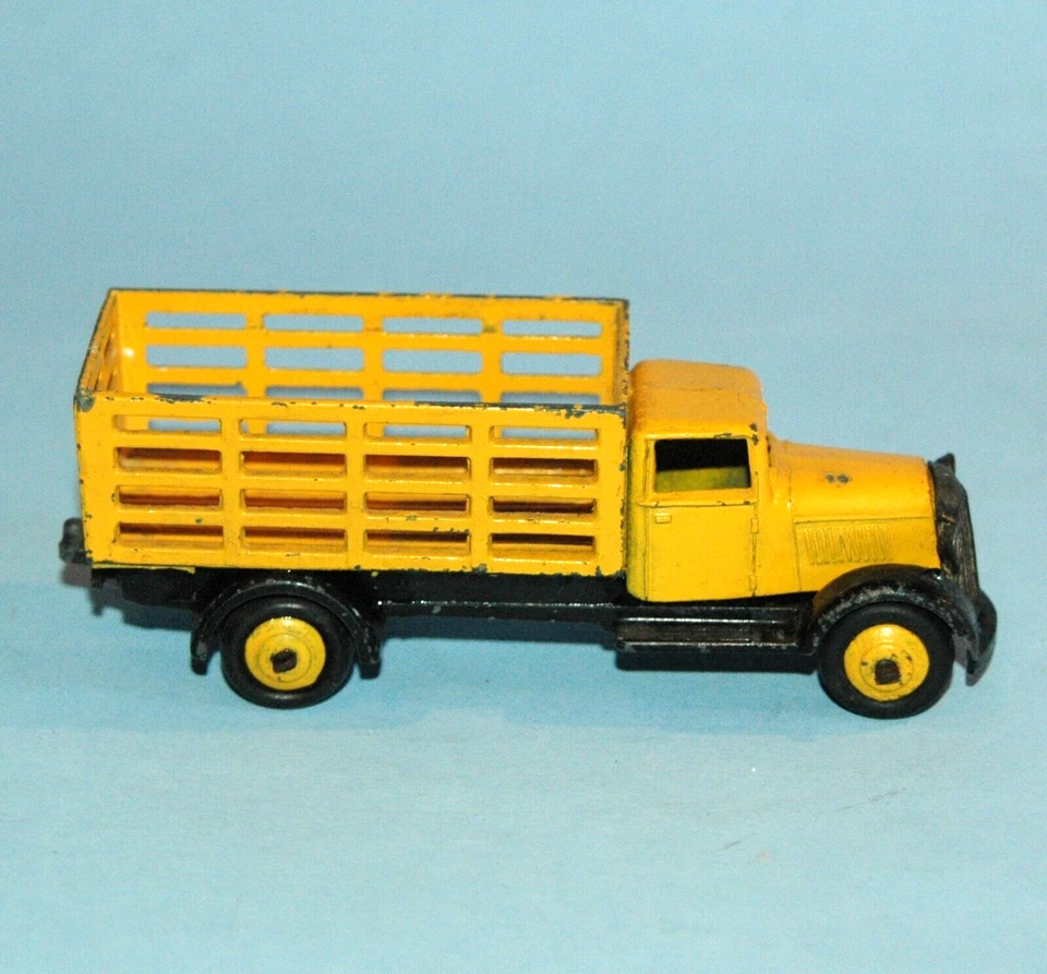 Dinky Meccano Англия оригинал 1950 25f Market Gardeners Lorry серия 4 желтый - Изображение 4 из 4