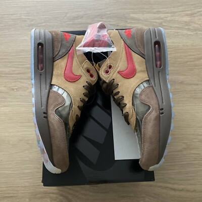Brand New Nike Air Max 1 CLOT Kiss Of Death 2021 CHA Rocky Tan. DD1870-200. Sz 8