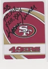 KEENA TURNER SAN FRANCISCO 49ERS 1980-1990 PURDUE AUTOGRAPHED PLAYING CARD