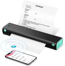 Itari Portable Thermal Printer- M08F Letter Bluetooth Printer-8.5" x 11"  Paper