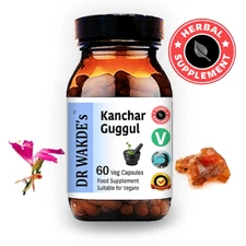 DR WAKDE’S Kanchnar Guggul | 60 Veg Caps | Classical Ayurvedic Formula | Thyr...