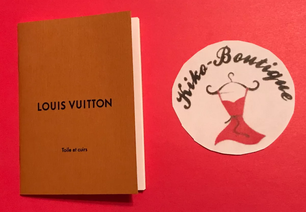 Louis Vuitton Souliers Care Info Instruction Booklet Toile et Cuirs Paper  Folio