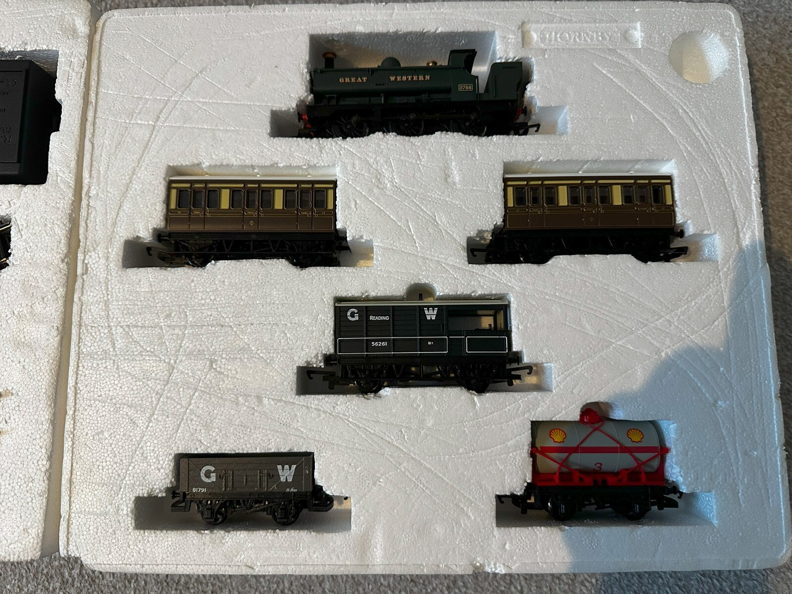 HORNBY 00 GWR MIXED TRAFFIC ELECTRIC TRAIN SET .HORNBY R1000. eBay