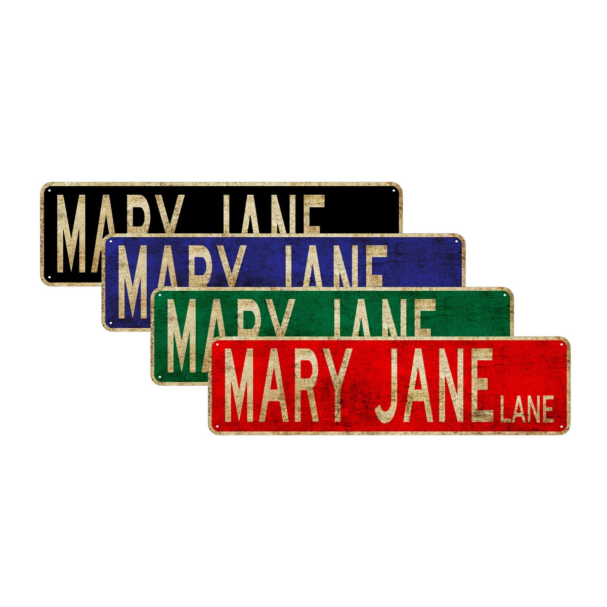 Mary Jane Lane Street Sign| Cafes Bar Man Cave Vintage Décor