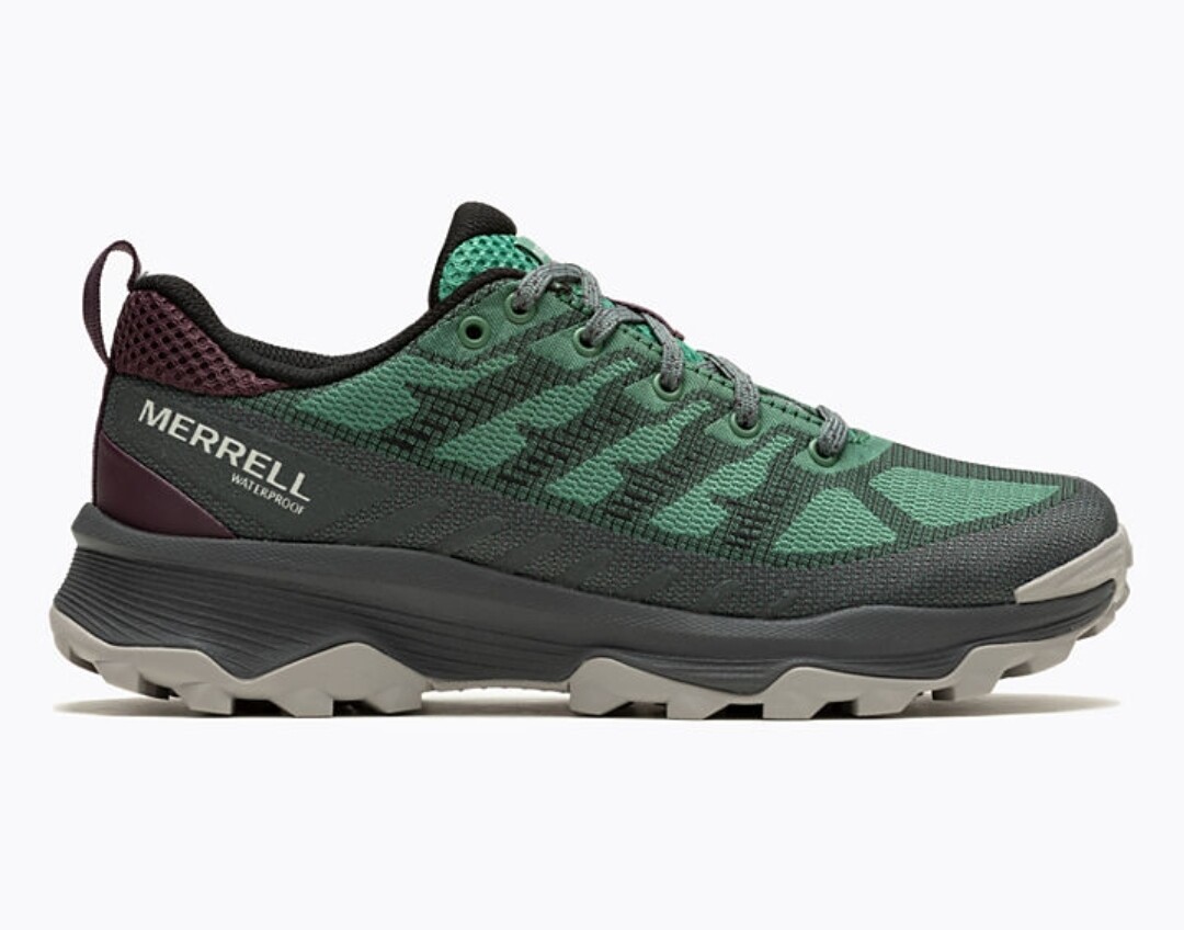 MERRELL Speed Eco Pino Verde Scarpe da trekking impermeabili da donna NUOVE!!