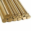 8 Pieces 1/4" C360 Brass Round Rod - 12" Long, H02 Half Hard, Lathe Bar Stock