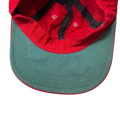 Nike Golf Vintage Fitted Hat Cap 7 1/4 Red Y2K 90's Tiger Woods